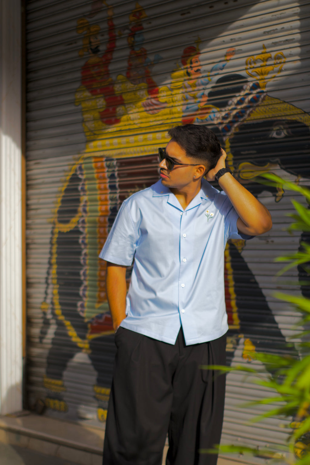 Azure Bloom Shirt