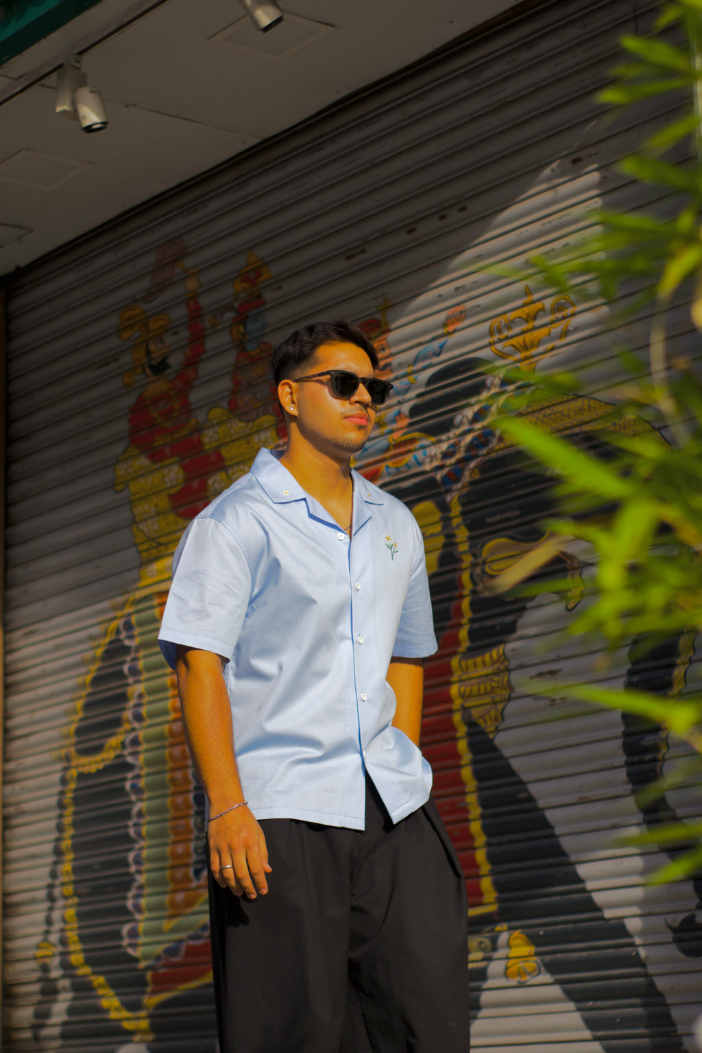 Azure Bloom Shirt