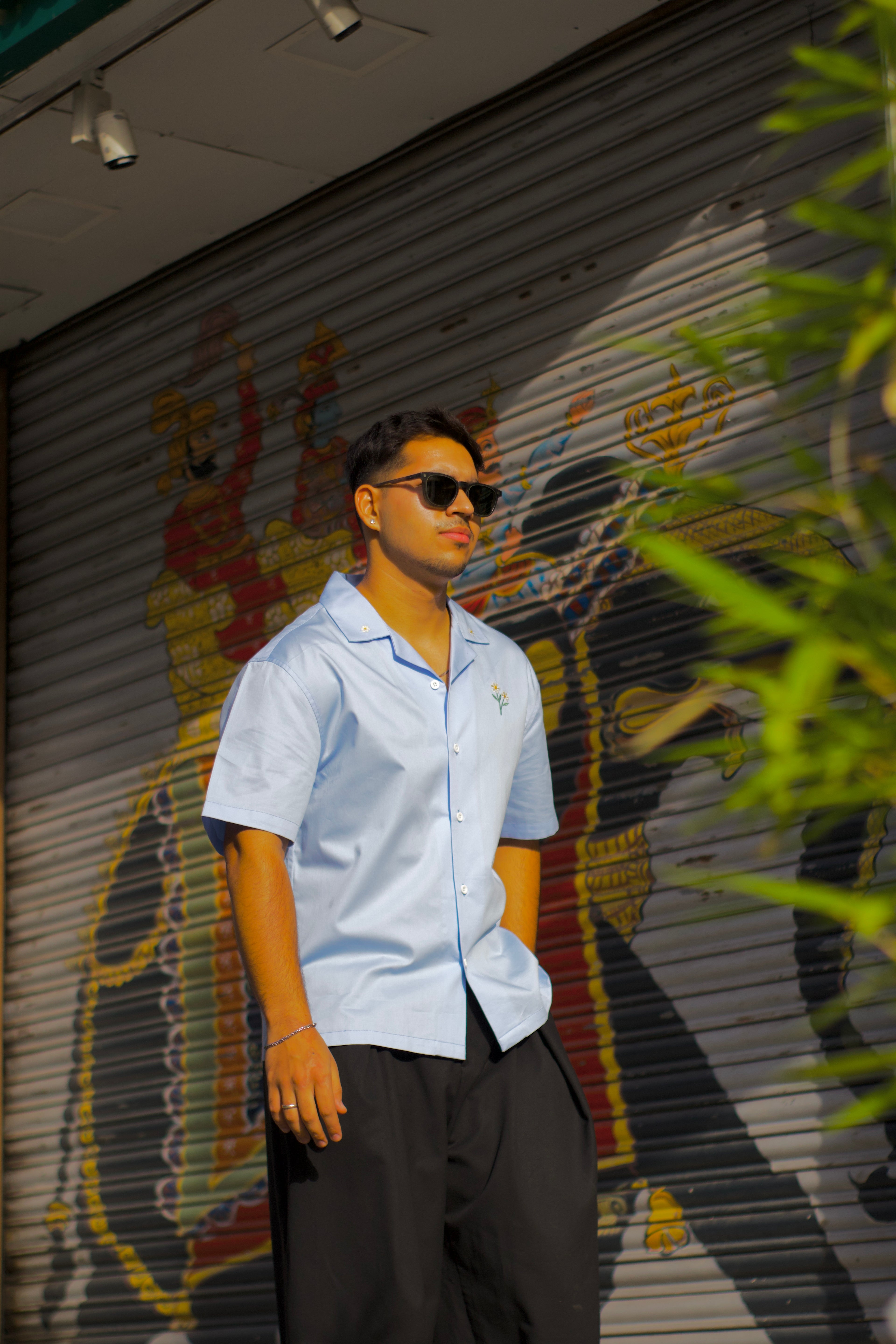 Azure Bloom Shirt