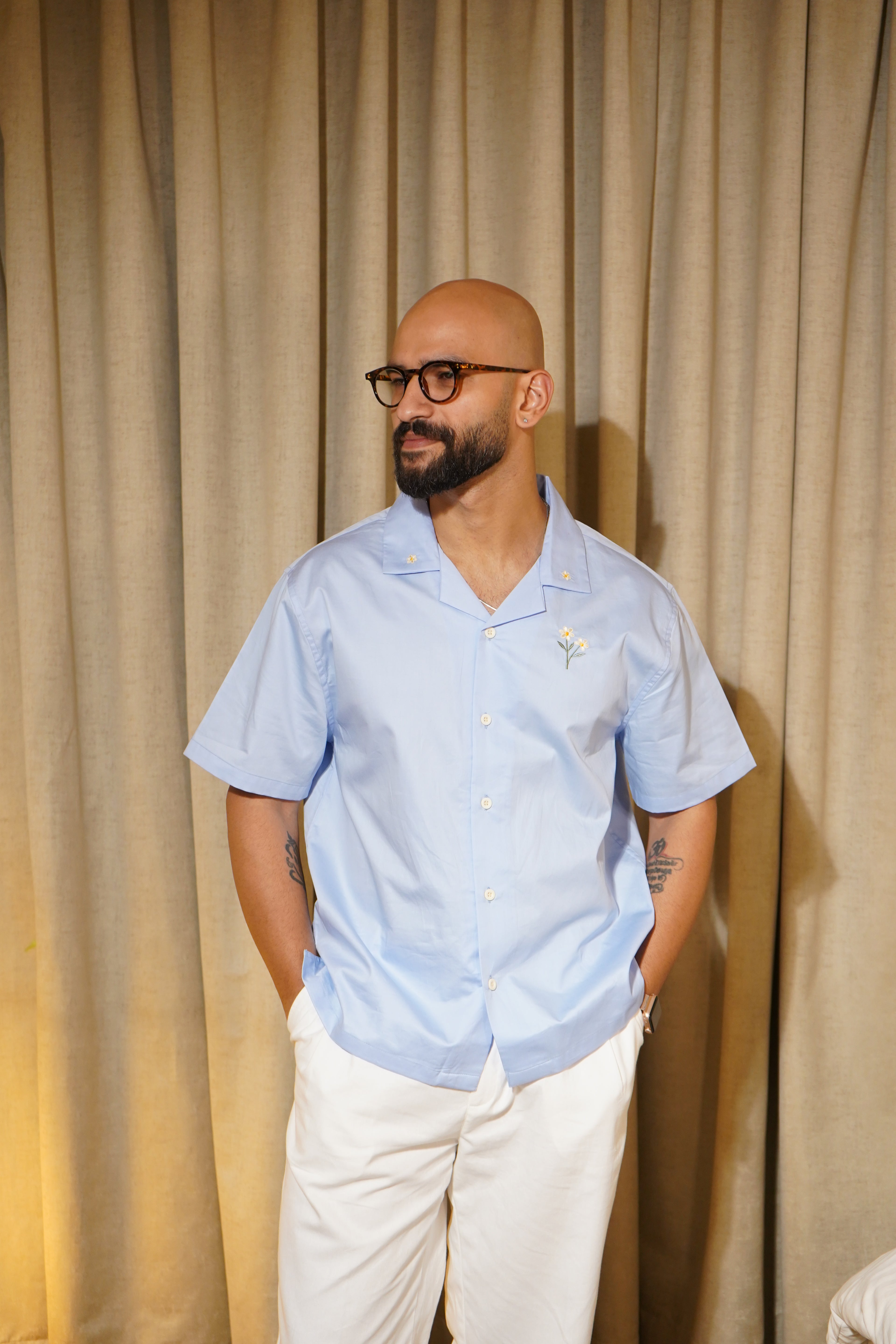 Azure Bloom Shirt
